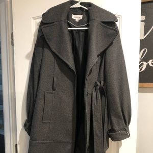 Calvin Klein gray coat